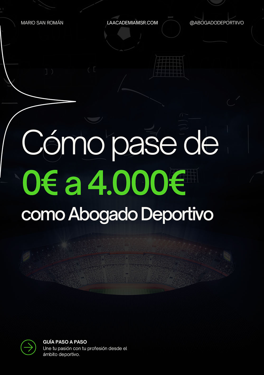 Portada libro abogado deportivo 0 a 4000 euros Mario San Román