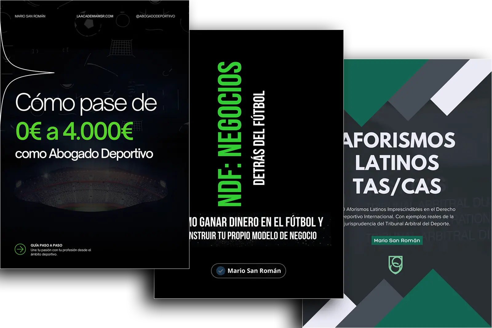 Libros Mario San Román derecho deportivo negocios fútbol